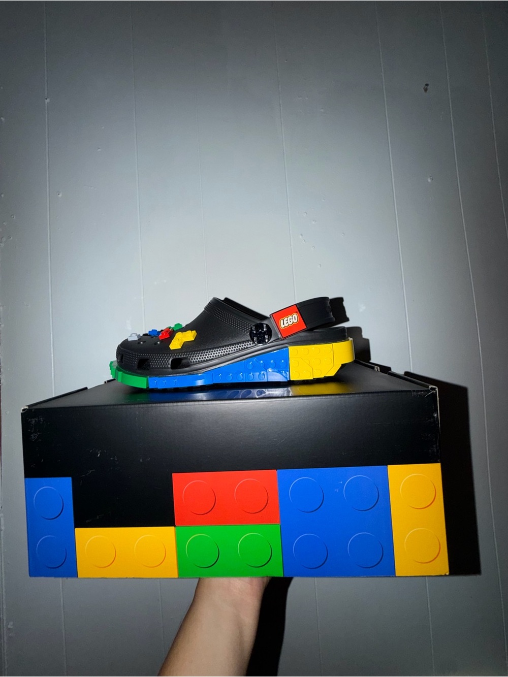 Men LEGO x Crocs Black Clog Size 11